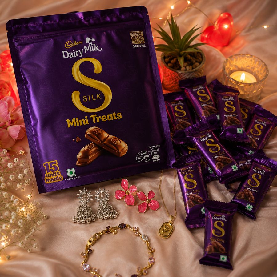 Set of 4 Viral Jewellery + Cadbury Mini Treats