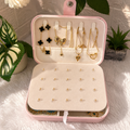 All In One Jewellery Mystery Box With Photo  ( 10 set Korean Earrings + 2 set Oxidise Jhumke + 1 Kashmiri Watch + 3 Anti Tranish Necklace + 1 Bracelet )