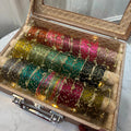 Bangle Trunk Box (180 Bangles + 33 Ghungroo Bangles + Light)