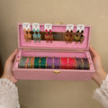 Premium Bangle box With Colorful Jhumkas ( 60 Diamond Bangles + 10 Ghungrro Bangles + 5 colorful Jhumka )