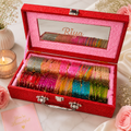 Viral Diamond Bangle Box With Name ( 120 Diamond Bangles + 20 Ghungroo Bangles )