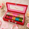 Viral Diamond Bangle Box With Name ( 120 Diamond Bangles + 20 Ghungroo Bangles )