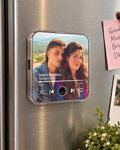 Custom Music Fridge Magnet with Photo