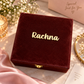 Shahi Jewellery Hamper- Royal Velvet Jewelry Gift Box with 9 Jhumke, 24 Glass Bangles, 5 Ghungroo Bangles, Necklace, Kashmiri Watch And Perfume