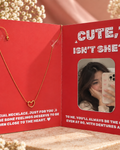 Necklace Mirror Card For Her