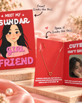 Necklace Mirror Card For Her