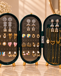 Premium 19-Piece Jewellery Gift Set – 12 Western Earrings, 3 Traditional Jhumkas, 3 Anti-Tarnish Necklaces and 1 Elegant Bracelet