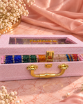 Diamond Bangle Box With Name ( 120 Diamond Bangles + 20 Heavy Ghungroo Bangles )
