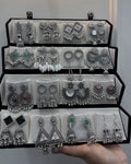 16 Trending Jhumka With 60 Diamond Bangles + 10 Ghungroo Bangles Combo