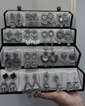 16 Trending Jhumka With 60 Diamond Bangles + 10 Ghungroo Bangles Combo