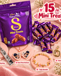 Set of 4 Personalized Viral Jewellery + Cadbury Mini Treats