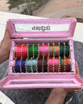 Almirah Bangle Box ( 120 Diamond Bangle + 20 Heavy Ghungroo Bangle )