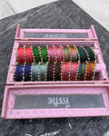 Almirah Bangle Box ( 120 Diamond Bangle + 20 Heavy Ghungroo Bangle )