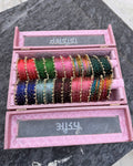 Almirah Bangle Box ( 120 Diamond Bangle + 20 Heavy Ghungroo Bangle )