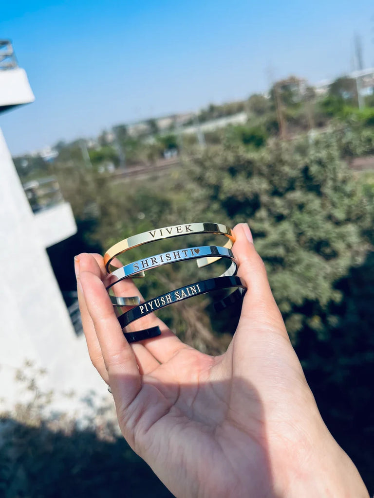 Engraved Cuff Bracelet
