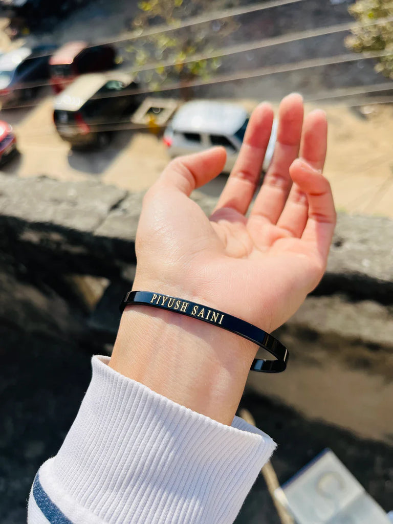 Engraved Cuff Bracelet