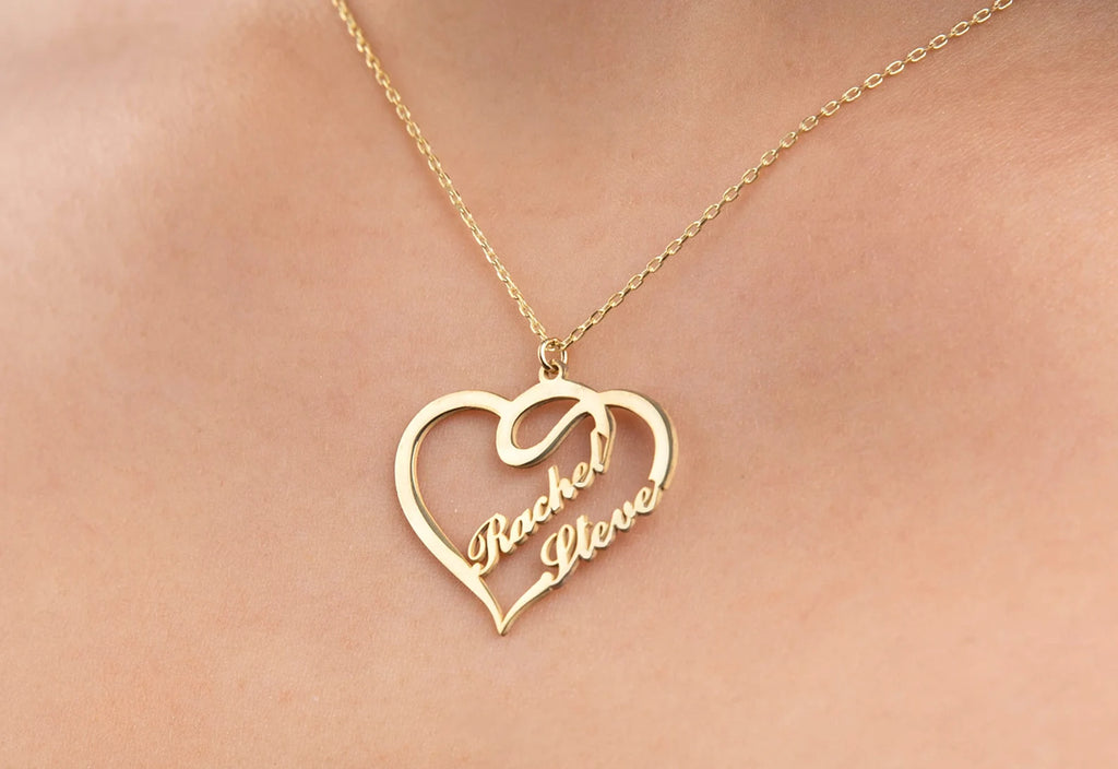 Love Style Couple Name Necklace