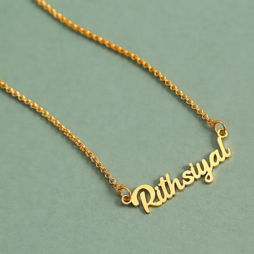 Cursive Style Name Necklace