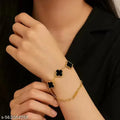 Gold Clover Charm Bracelet - Elegant Jewelry for Every Occasion